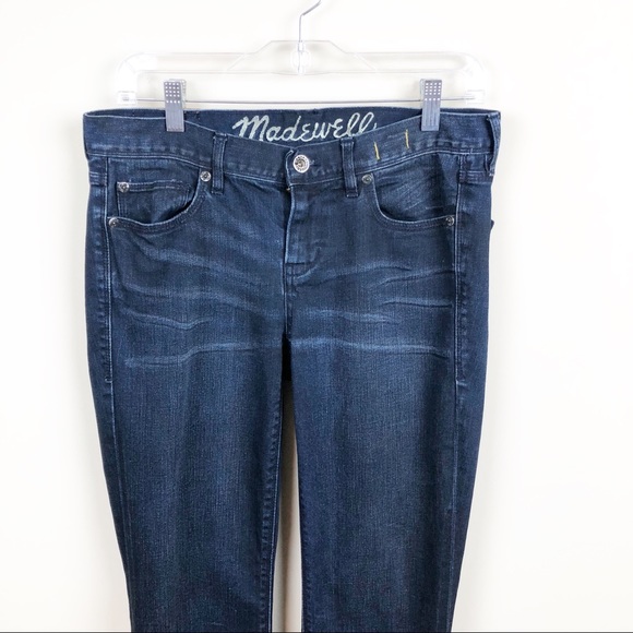 Madewell Rail Straight Jeans In Dark Wash - Picture 2 of 5
